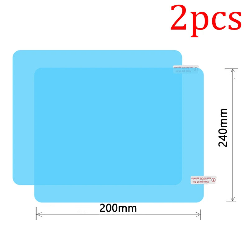 Película Protetora para Retrovisor de Carro – Antiembaçante e Impermeável