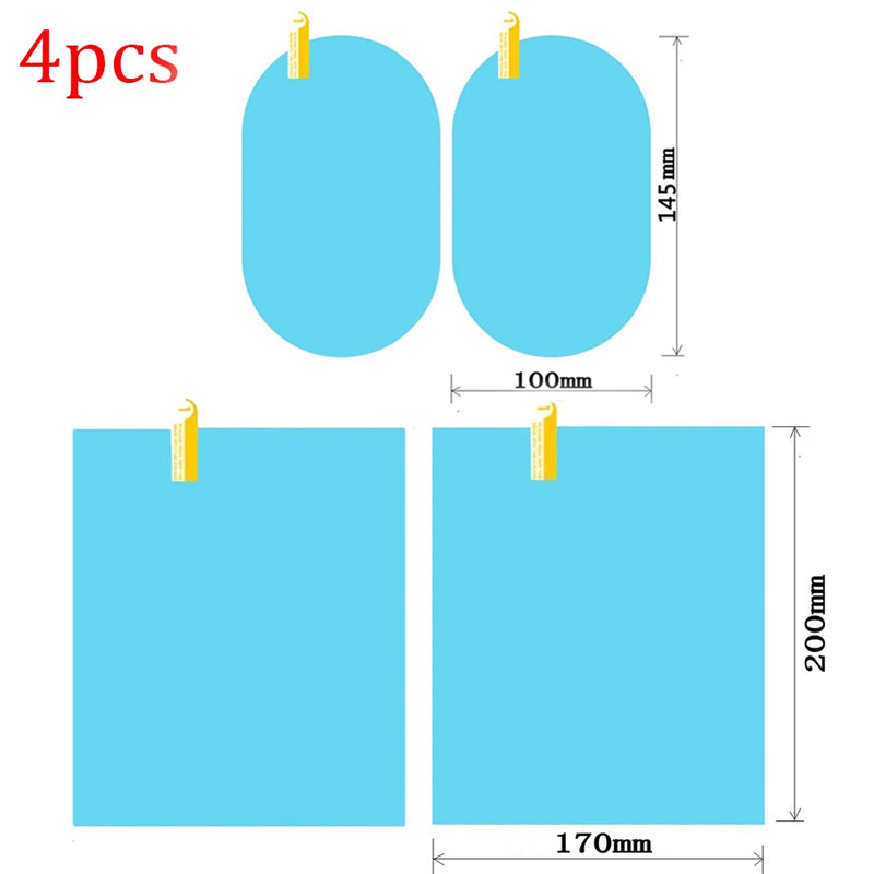 Película Protetora para Retrovisor de Carro – Antiembaçante e Impermeável